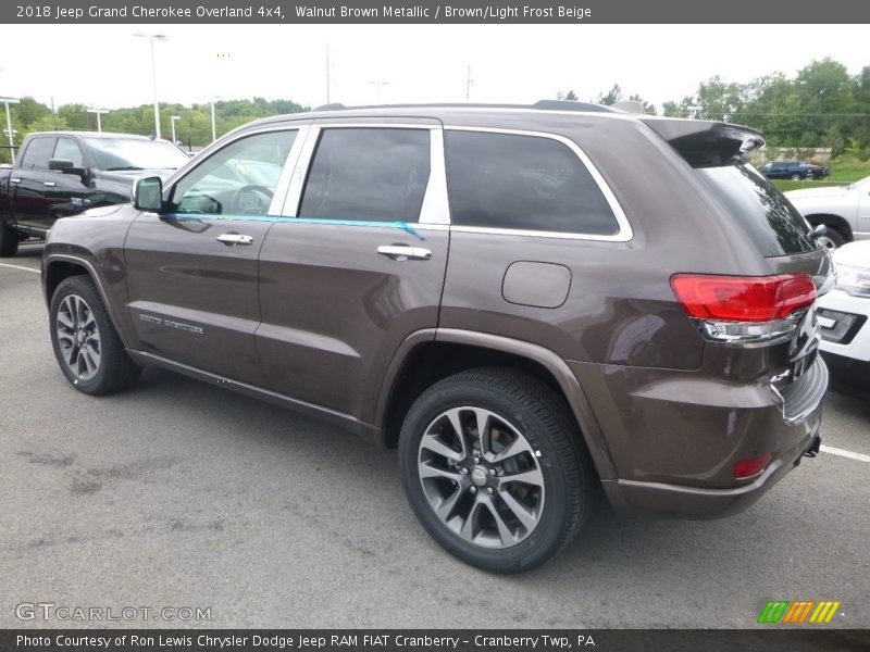 Walnut Brown Metallic / Brown/Light Frost Beige 2018 Jeep Grand Cherokee Overland 4x4