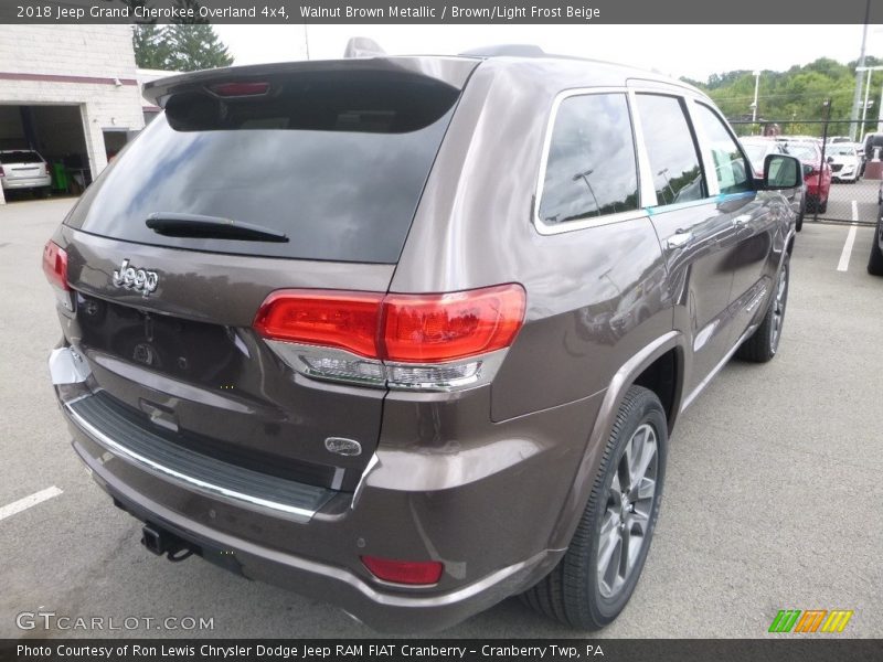 Walnut Brown Metallic / Brown/Light Frost Beige 2018 Jeep Grand Cherokee Overland 4x4