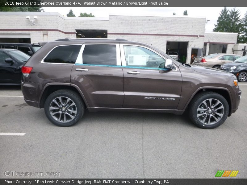 Walnut Brown Metallic / Brown/Light Frost Beige 2018 Jeep Grand Cherokee Overland 4x4