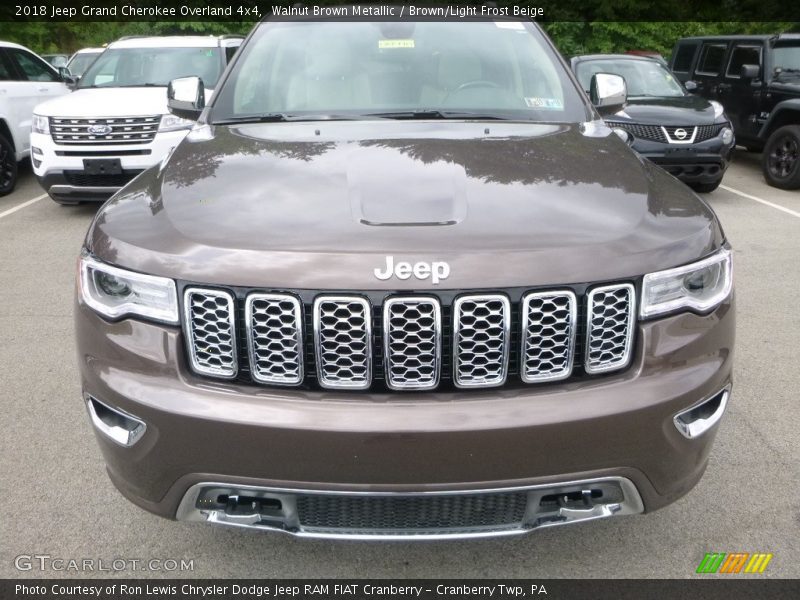 Walnut Brown Metallic / Brown/Light Frost Beige 2018 Jeep Grand Cherokee Overland 4x4