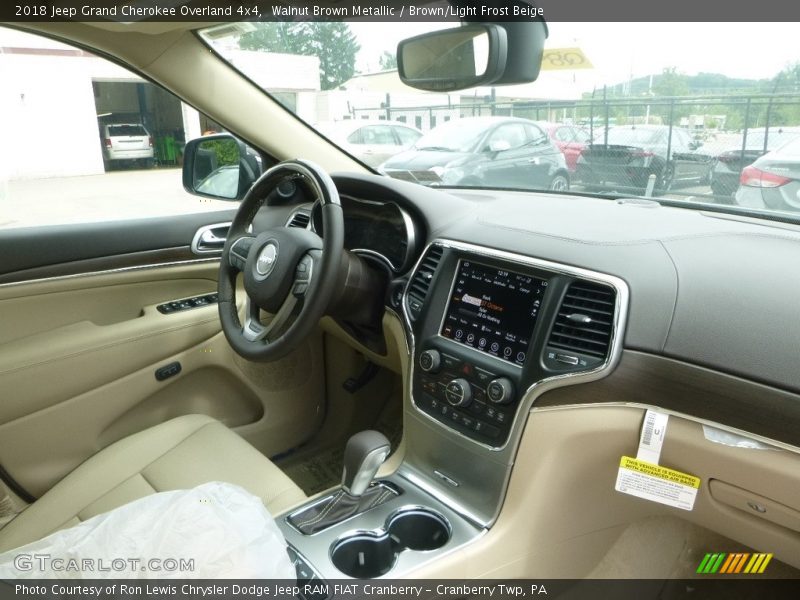 Walnut Brown Metallic / Brown/Light Frost Beige 2018 Jeep Grand Cherokee Overland 4x4