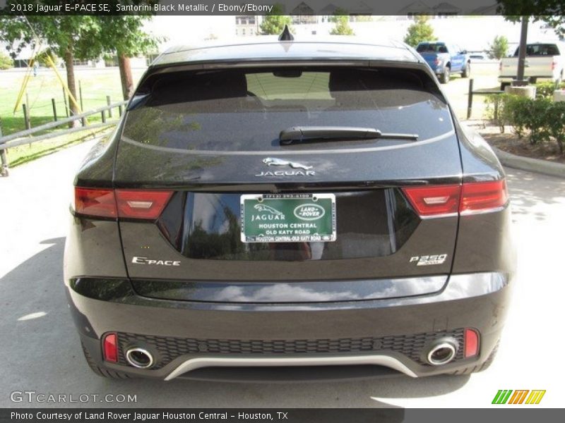 Santorini Black Metallic / Ebony/Ebony 2018 Jaguar E-PACE SE