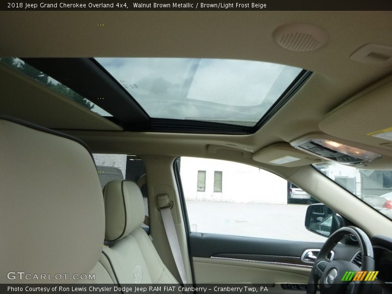 Walnut Brown Metallic / Brown/Light Frost Beige 2018 Jeep Grand Cherokee Overland 4x4