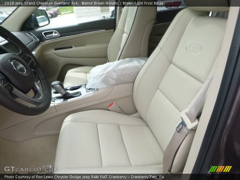 Walnut Brown Metallic / Brown/Light Frost Beige 2018 Jeep Grand Cherokee Overland 4x4