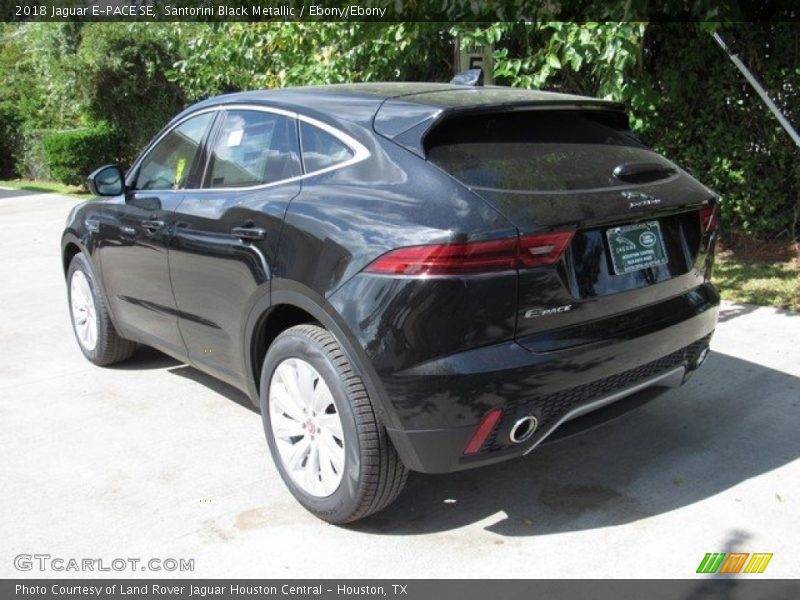 Santorini Black Metallic / Ebony/Ebony 2018 Jaguar E-PACE SE