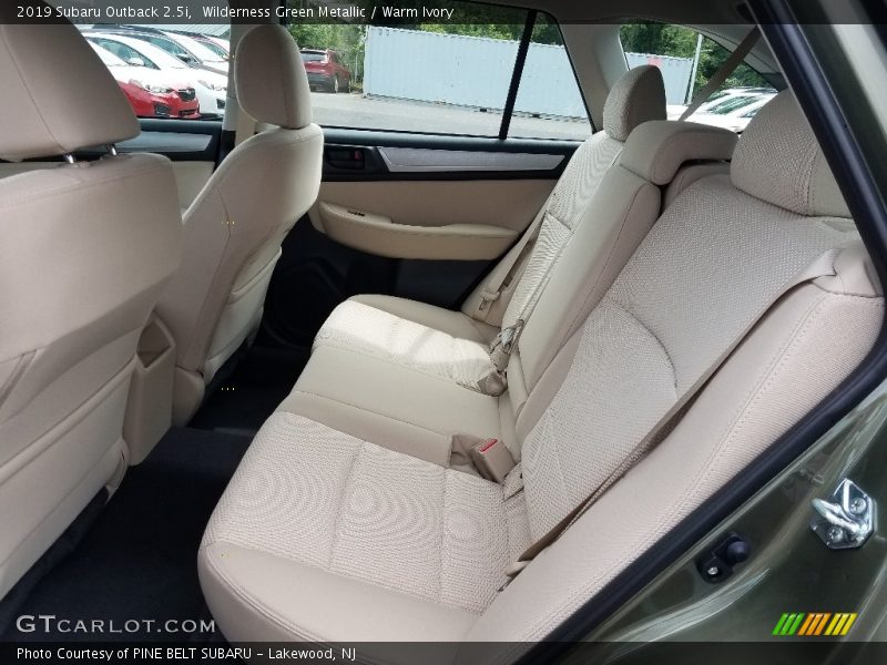 Rear Seat of 2019 Outback 2.5i