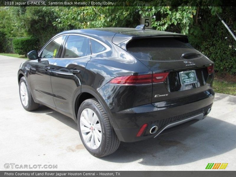 Santorini Black Metallic / Ebony/Ebony 2018 Jaguar E-PACE SE