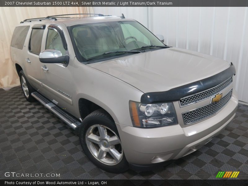 Silver Birch Metallic / Light Titanium/Dark Titanium 2007 Chevrolet Suburban 1500 LTZ 4x4
