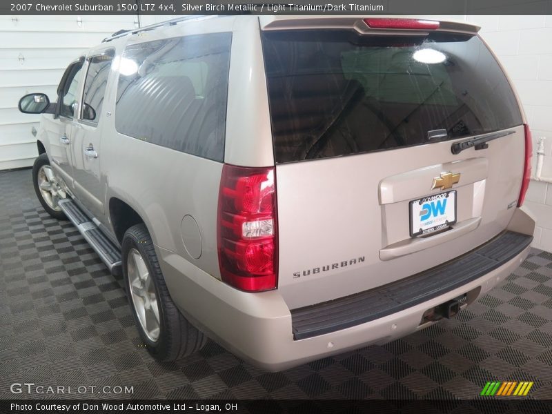 Silver Birch Metallic / Light Titanium/Dark Titanium 2007 Chevrolet Suburban 1500 LTZ 4x4