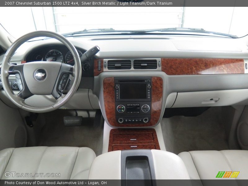 Silver Birch Metallic / Light Titanium/Dark Titanium 2007 Chevrolet Suburban 1500 LTZ 4x4