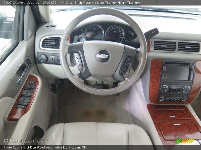 Silver Birch Metallic / Light Titanium/Dark Titanium 2007 Chevrolet Suburban 1500 LTZ 4x4