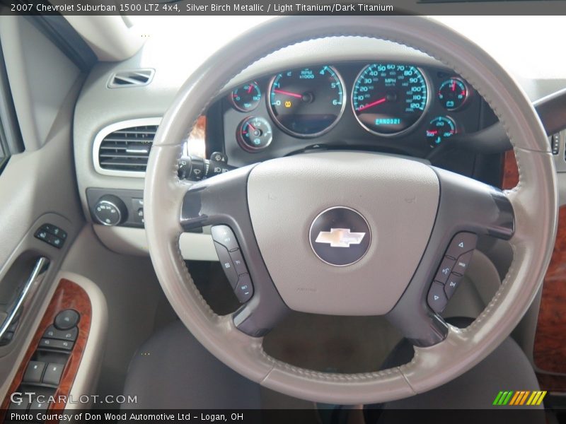 Silver Birch Metallic / Light Titanium/Dark Titanium 2007 Chevrolet Suburban 1500 LTZ 4x4