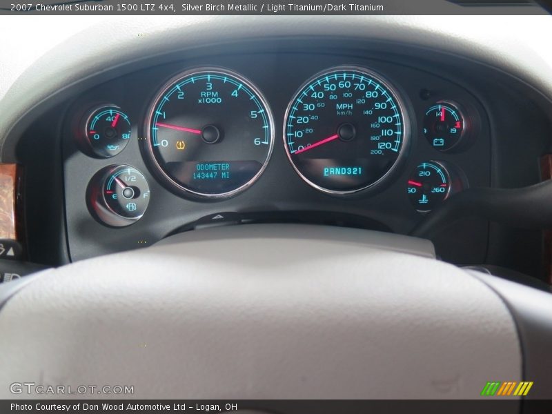 Silver Birch Metallic / Light Titanium/Dark Titanium 2007 Chevrolet Suburban 1500 LTZ 4x4