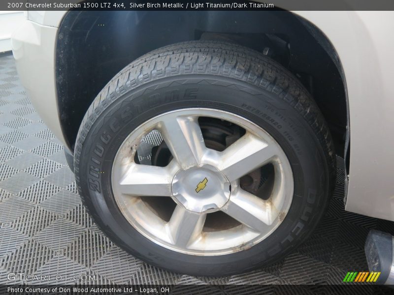 Silver Birch Metallic / Light Titanium/Dark Titanium 2007 Chevrolet Suburban 1500 LTZ 4x4