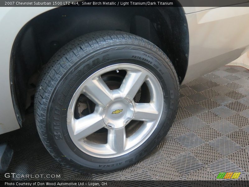 Silver Birch Metallic / Light Titanium/Dark Titanium 2007 Chevrolet Suburban 1500 LTZ 4x4