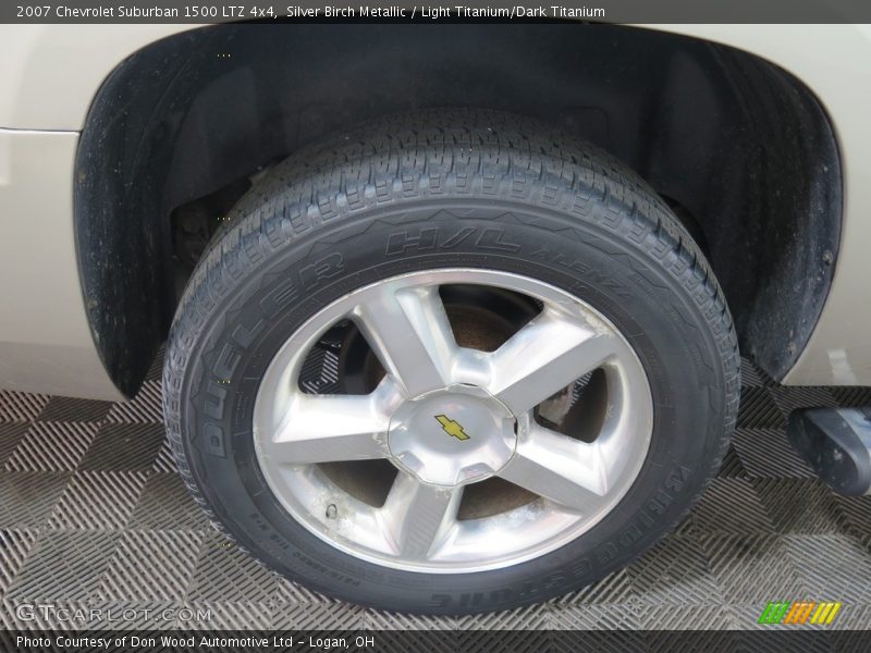 Silver Birch Metallic / Light Titanium/Dark Titanium 2007 Chevrolet Suburban 1500 LTZ 4x4