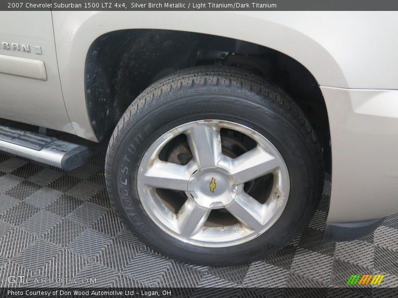 Silver Birch Metallic / Light Titanium/Dark Titanium 2007 Chevrolet Suburban 1500 LTZ 4x4