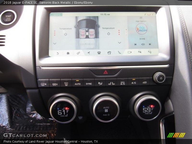 Santorini Black Metallic / Ebony/Ebony 2018 Jaguar E-PACE SE