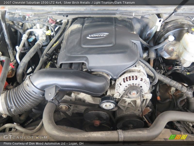 Silver Birch Metallic / Light Titanium/Dark Titanium 2007 Chevrolet Suburban 1500 LTZ 4x4