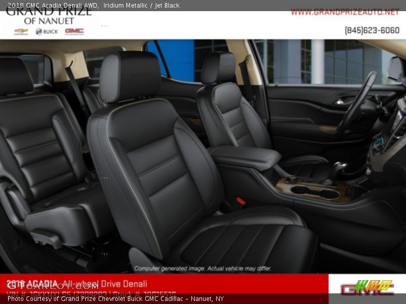 Iridium Metallic / Jet Black 2018 GMC Acadia Denali AWD