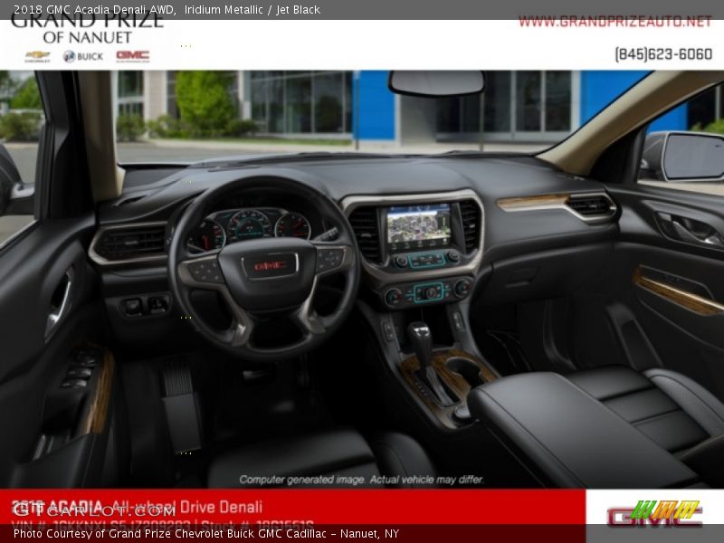 Iridium Metallic / Jet Black 2018 GMC Acadia Denali AWD