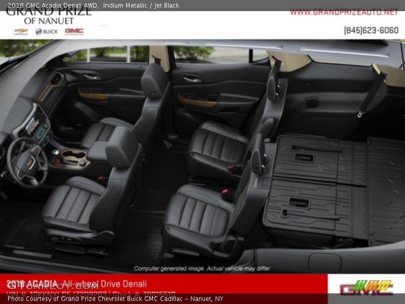 Iridium Metallic / Jet Black 2018 GMC Acadia Denali AWD
