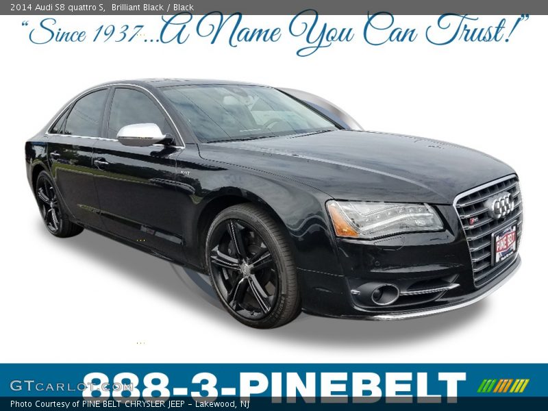 Brilliant Black / Black 2014 Audi S8 quattro S