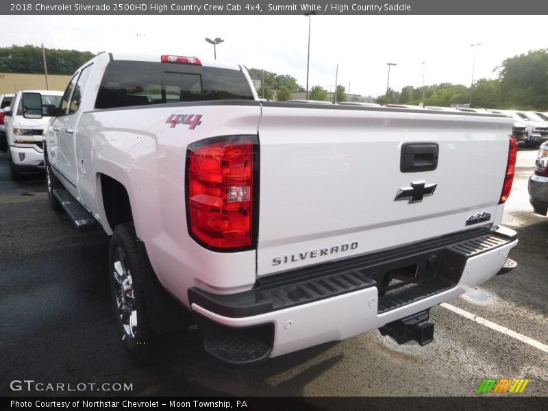 Summit White / High Country Saddle 2018 Chevrolet Silverado 2500HD High Country Crew Cab 4x4