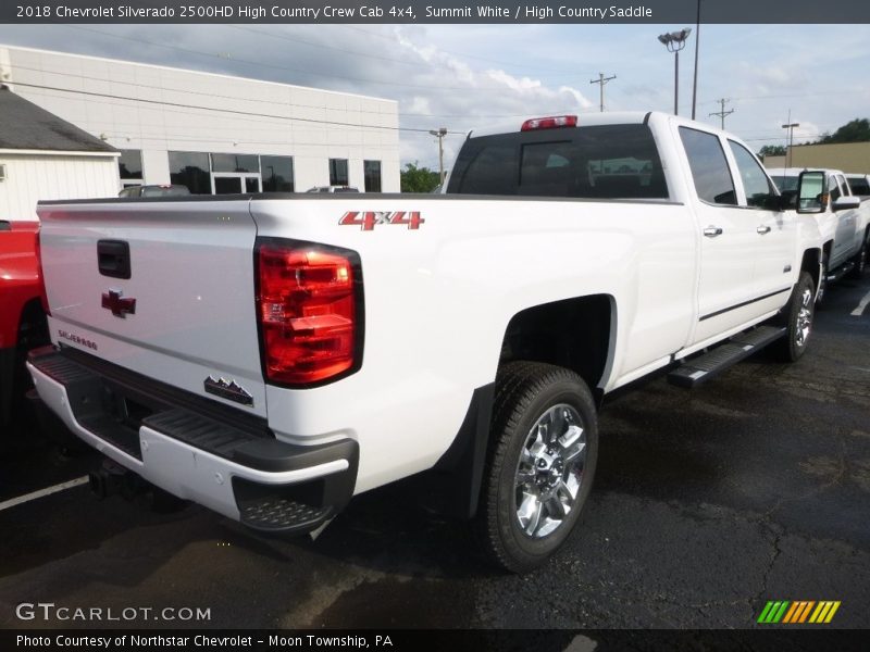 Summit White / High Country Saddle 2018 Chevrolet Silverado 2500HD High Country Crew Cab 4x4