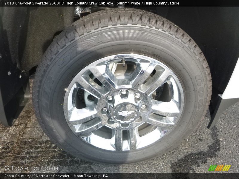 Summit White / High Country Saddle 2018 Chevrolet Silverado 2500HD High Country Crew Cab 4x4