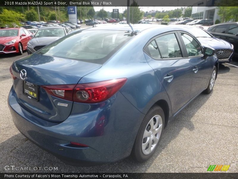 Eternal Blue Mica / Black 2018 Mazda MAZDA3 Sport 4 Door