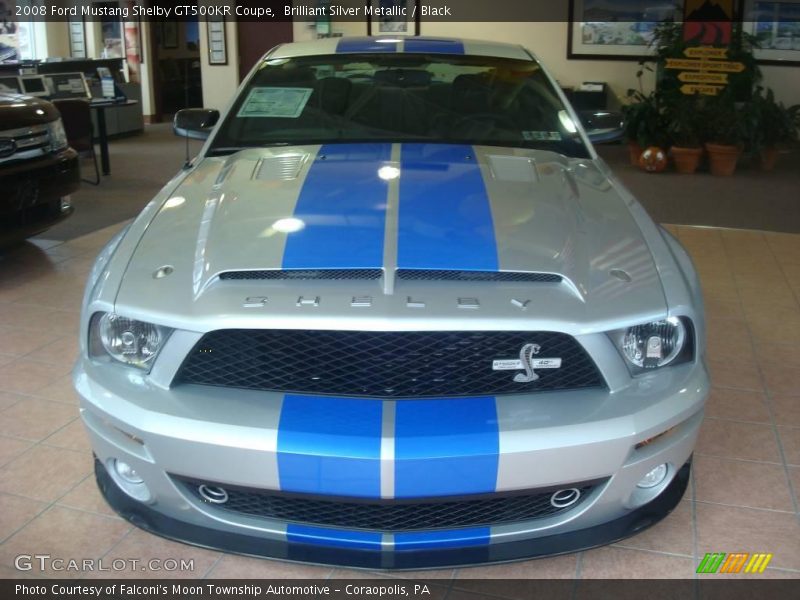 Brilliant Silver Metallic / Black 2008 Ford Mustang Shelby GT500KR Coupe