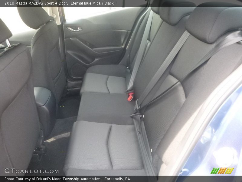 Eternal Blue Mica / Black 2018 Mazda MAZDA3 Sport 4 Door