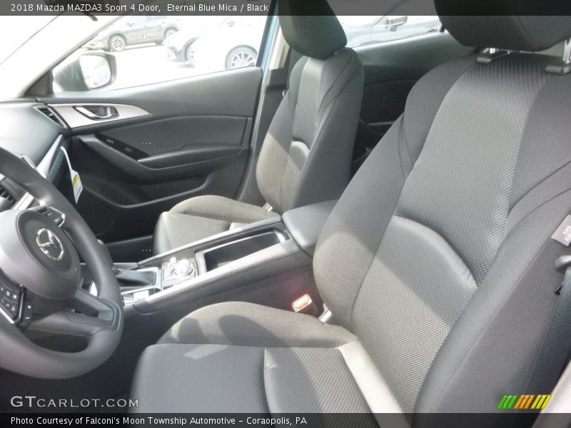 Eternal Blue Mica / Black 2018 Mazda MAZDA3 Sport 4 Door