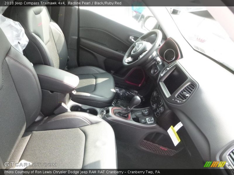 Redline Pearl / Black/Ruby Red 2018 Jeep Compass Trailhawk 4x4