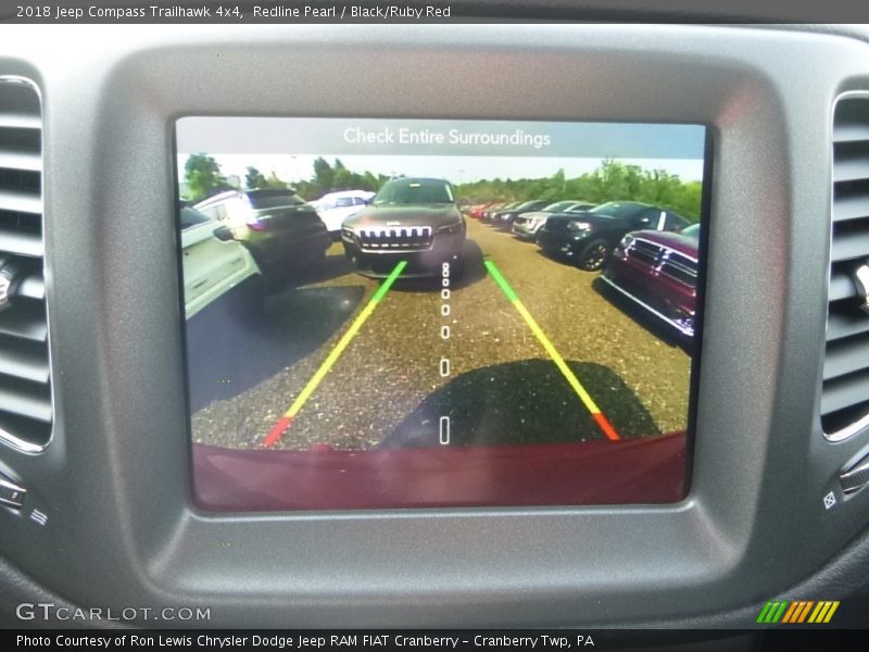 Redline Pearl / Black/Ruby Red 2018 Jeep Compass Trailhawk 4x4