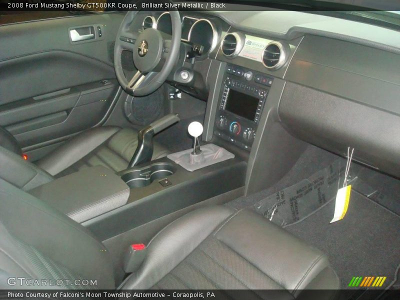 Brilliant Silver Metallic / Black 2008 Ford Mustang Shelby GT500KR Coupe