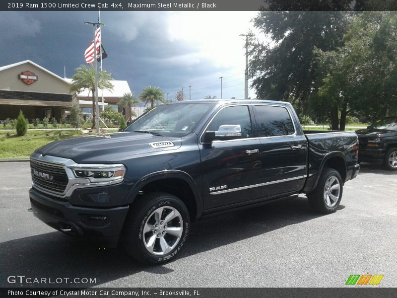 Maximum Steel Metallic / Black 2019 Ram 1500 Limited Crew Cab 4x4
