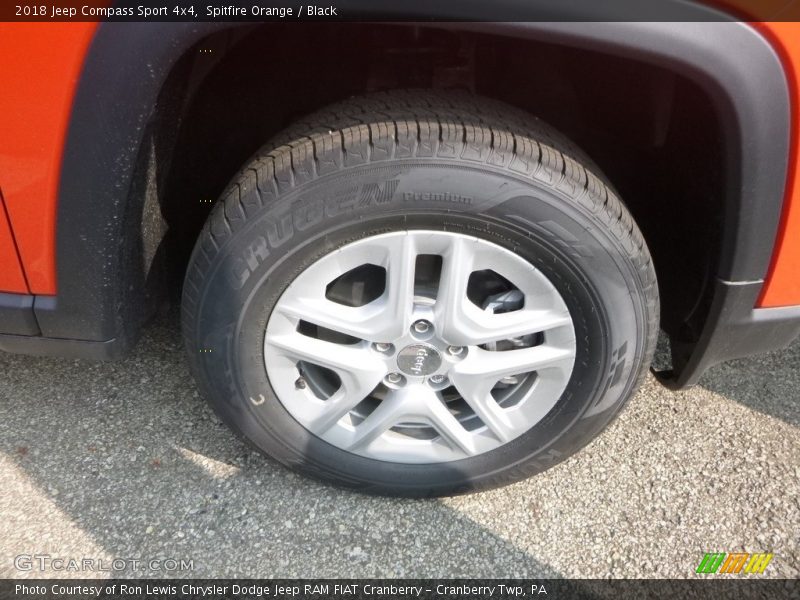 Spitfire Orange / Black 2018 Jeep Compass Sport 4x4