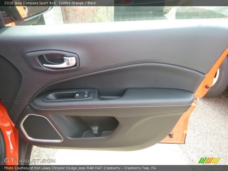 Spitfire Orange / Black 2018 Jeep Compass Sport 4x4