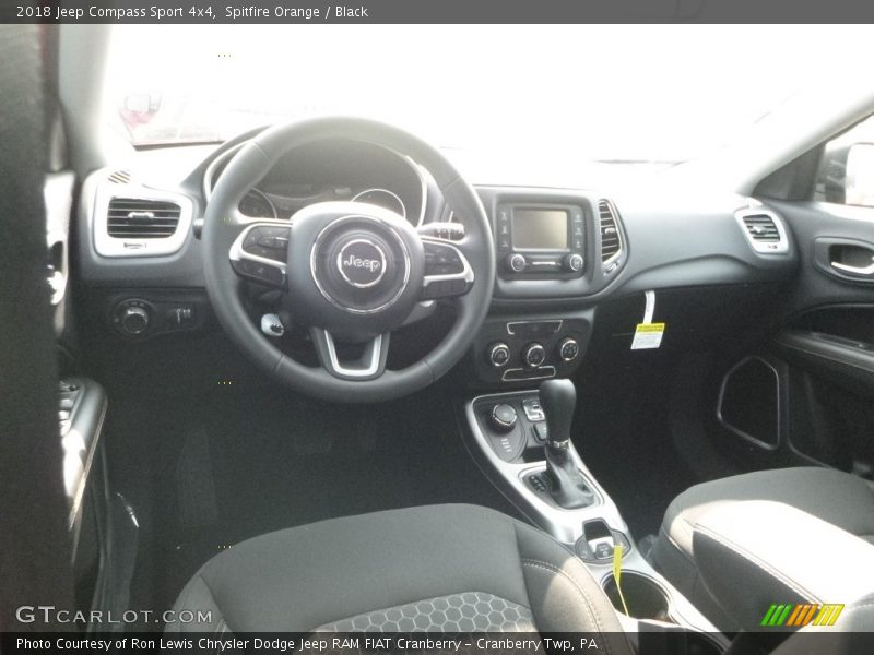 Spitfire Orange / Black 2018 Jeep Compass Sport 4x4