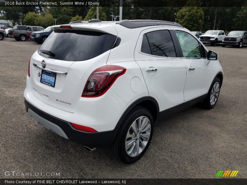 Summit White / Ebony 2018 Buick Encore Preferred