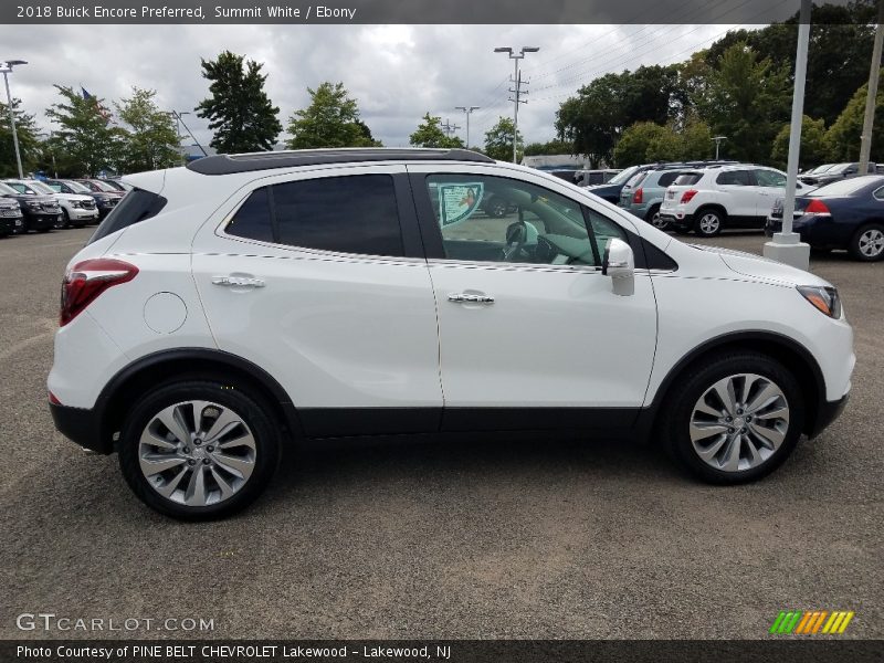 Summit White / Ebony 2018 Buick Encore Preferred