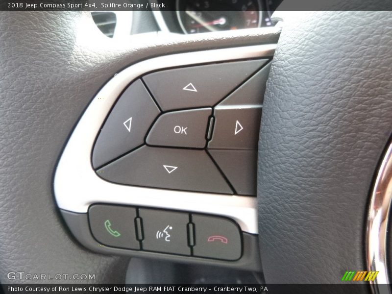 Spitfire Orange / Black 2018 Jeep Compass Sport 4x4
