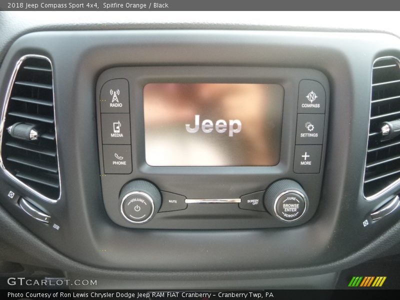 Spitfire Orange / Black 2018 Jeep Compass Sport 4x4