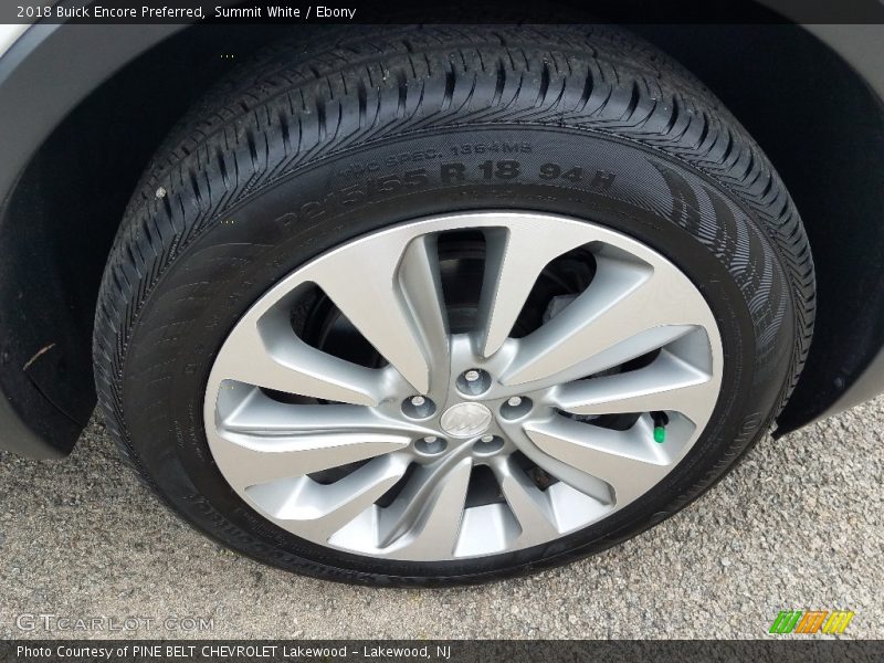 Summit White / Ebony 2018 Buick Encore Preferred