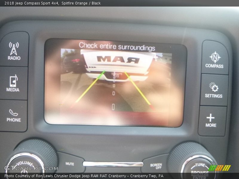 Spitfire Orange / Black 2018 Jeep Compass Sport 4x4