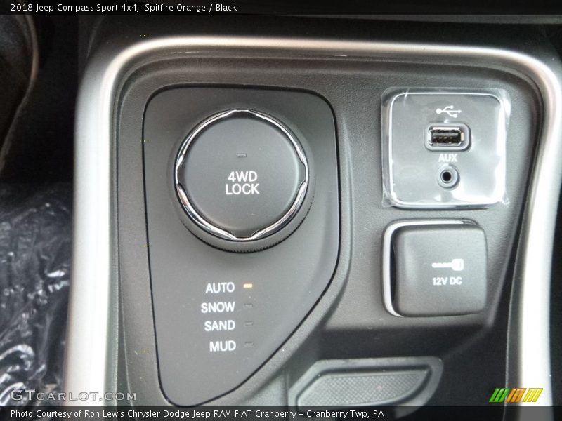 Spitfire Orange / Black 2018 Jeep Compass Sport 4x4