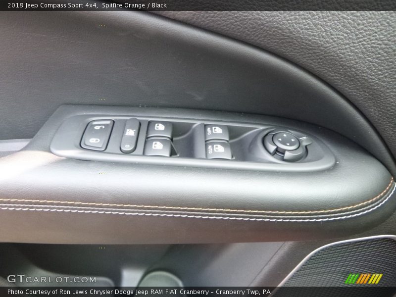 Spitfire Orange / Black 2018 Jeep Compass Sport 4x4
