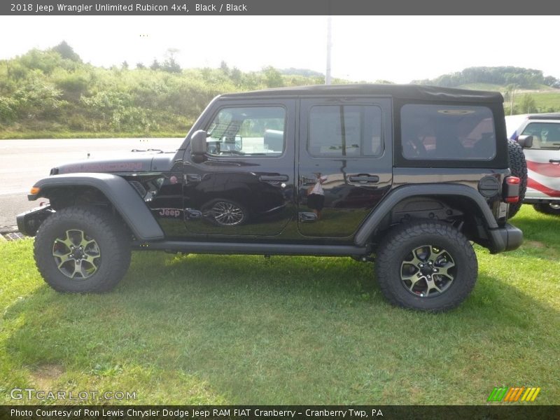 Black / Black 2018 Jeep Wrangler Unlimited Rubicon 4x4